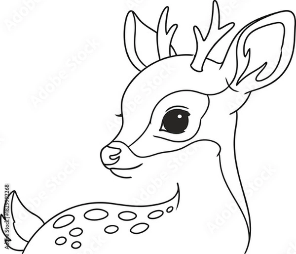 Obraz deer ilustration vektor 
