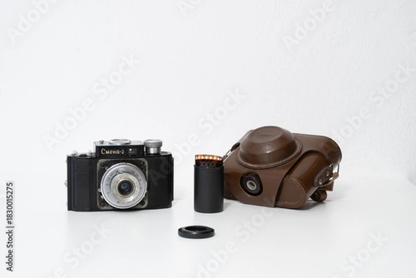 Fototapeta old photo camera