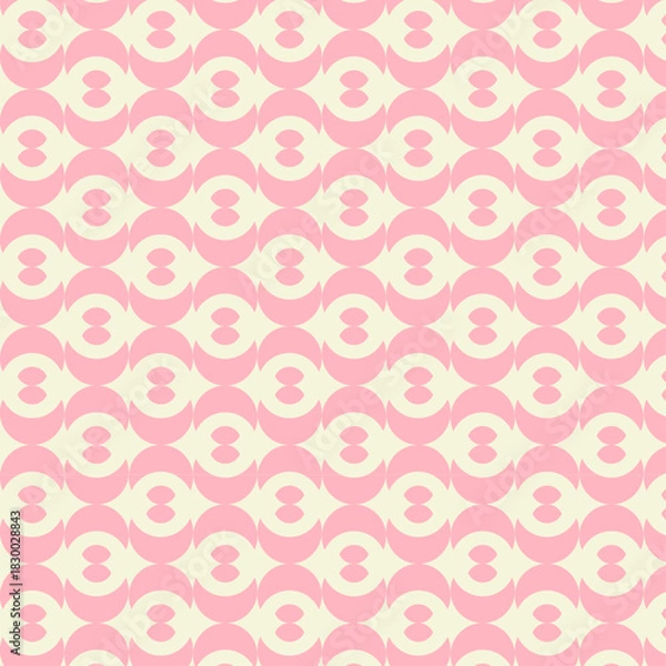 Obraz Soft Pink Pastel Geometric Pattern