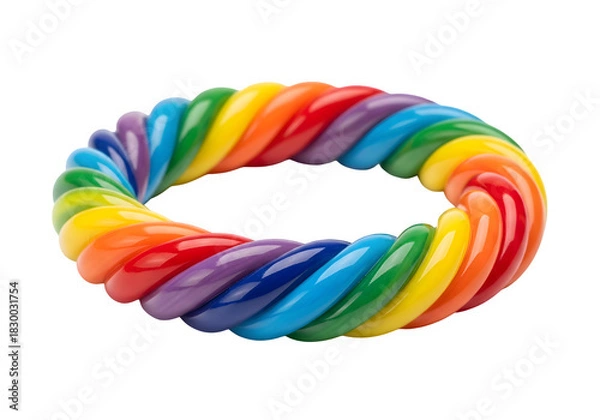 Fototapeta Bracelet rainbow twist