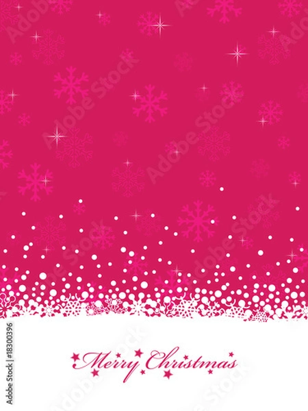 Obraz pink christmas
