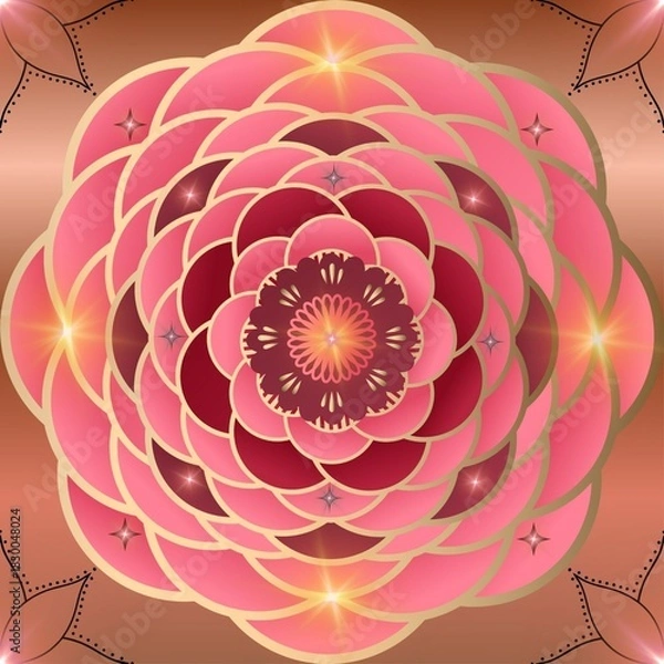 Obraz abstract fractal background