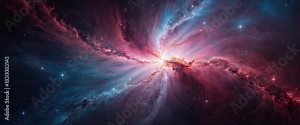 Fototapeta AI Image Deep Space Nebula
