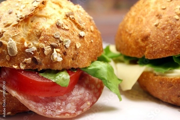 Obraz Belegte Brötchen