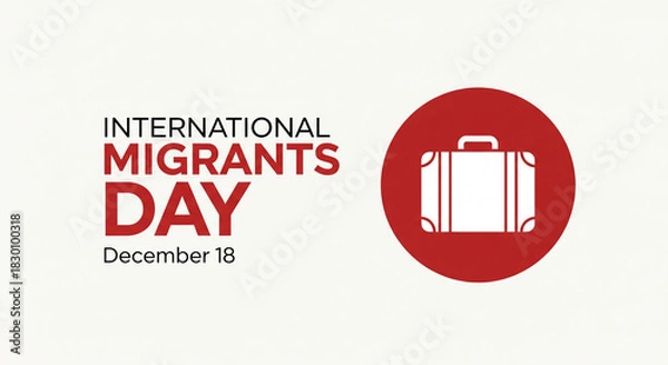 Fototapeta Celebrate International Migrants Day on December 18 with compelling visuals for your campaign, symbolizing journeys, global community, and diverse cultural heritage.