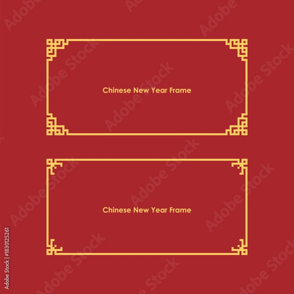 Fototapeta Chinese New Year Frame