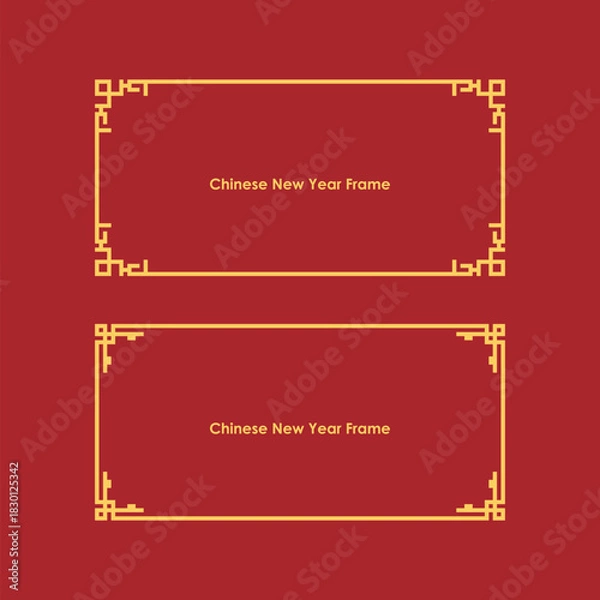 Fototapeta Chinese New Year Frame