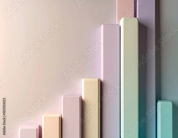 Obraz Abstract Digital Flow Lines Background