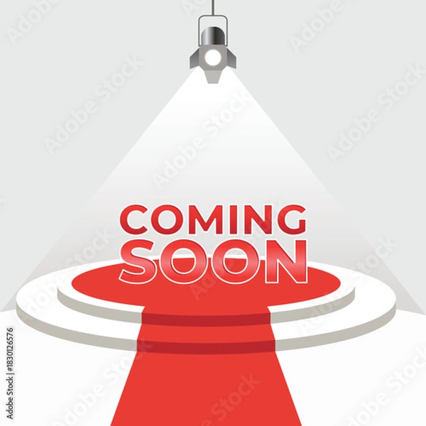 Fototapeta event poster coming soon