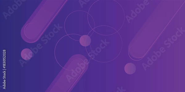 Fototapeta Purple geometric wallpaper background. Dynamic shape composition.