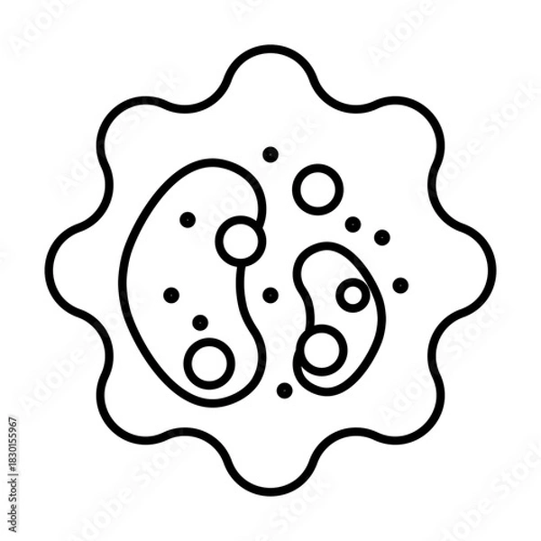 Obraz Cancer cell icon