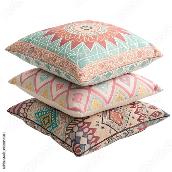 Obraz Bohemian Patterned Decorative Throw Pillows