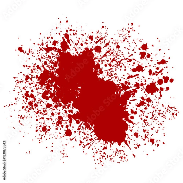 Obraz Blood Splatter Splash Stain Illustration