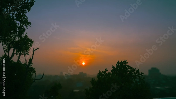 Obraz Rich Colorful Nature Background Vibrant Outdoor Scenery