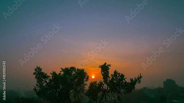 Obraz Rich Colorful Nature Background Vibrant Outdoor Scenery