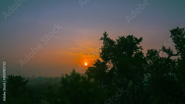 Obraz Rich Colorful Nature Background Vibrant Outdoor Scenery