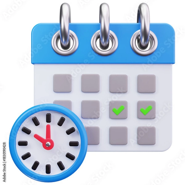 Fototapeta Calendar Deadline Time