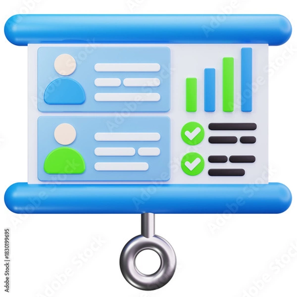 Fototapeta Employee Report Presentation