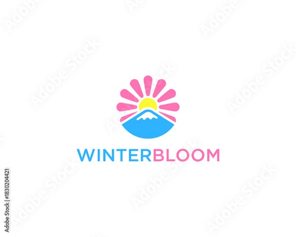 Obraz Winter bloom logo