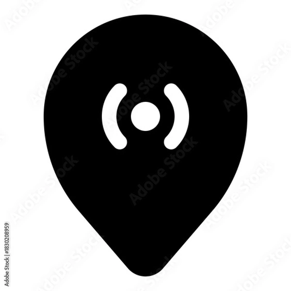 Obraz GPS icon for navigation and tracking