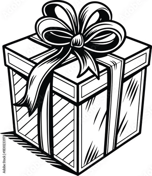 Fototapeta Simple box design with text elements