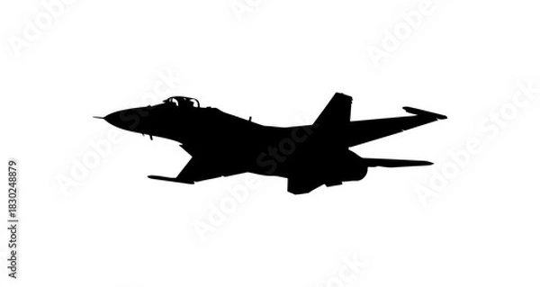 Obraz Fighter Jet Silhouette