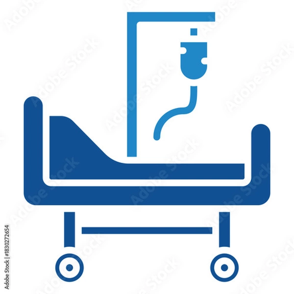 Obraz Hospital Bed Icon