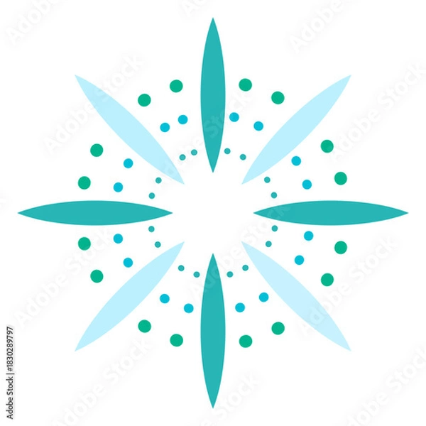 Obraz abstract colorful fireworks starburst lights 