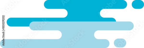 Fototapeta Abstract, colorful, dynamic, modern blue pattern