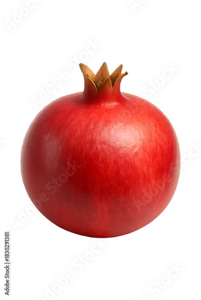 Fototapeta Pomegranate fruit isolated on transparent background