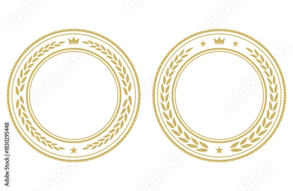 Obraz 高級感のあるランキングメダル 白色