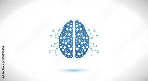 Obraz Brain Connections Digital Icon Neural Networks & Artificial Intelligence