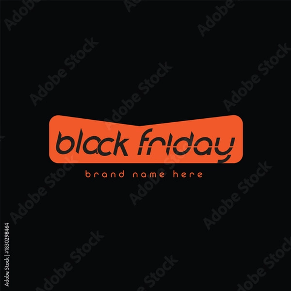 Obraz Black Friday logo