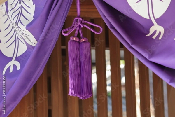 Obraz 紫色の撚り房