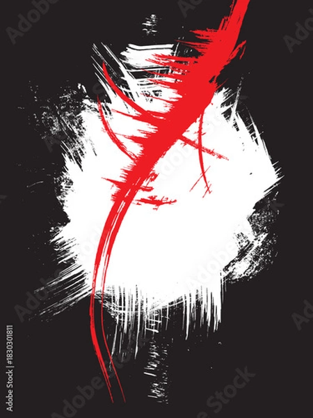 Obraz Abstract composition. Grunge texture. Art brush stroke. Abstract background