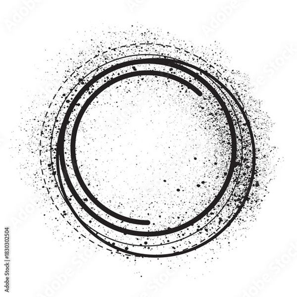 Obraz Abstract composition. Grunge texture. Art brush stroke. Abstract background