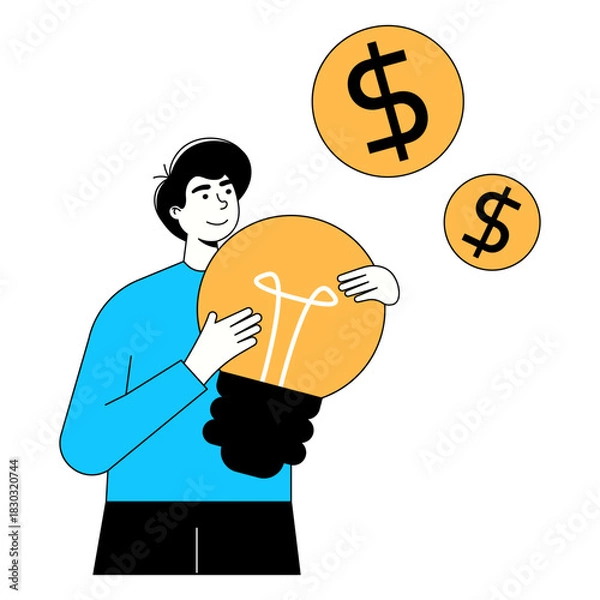 Obraz Digital Business Concept Illustration