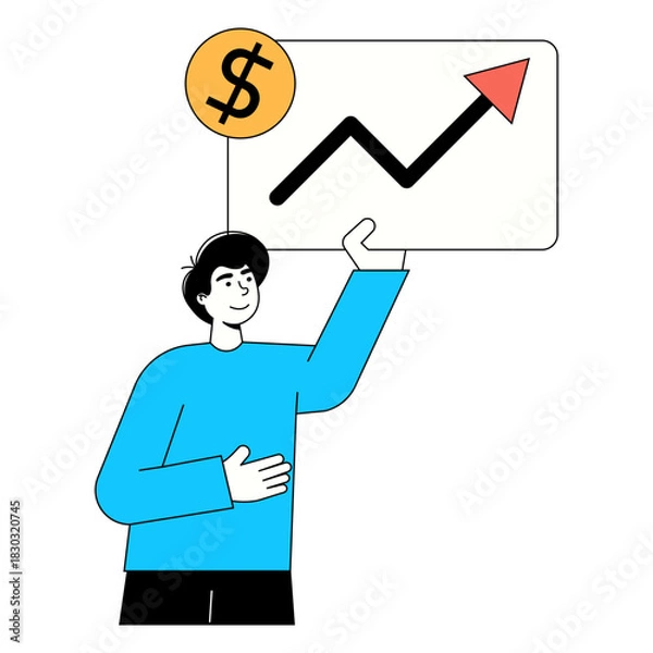 Obraz Digital Business Concept Illustration