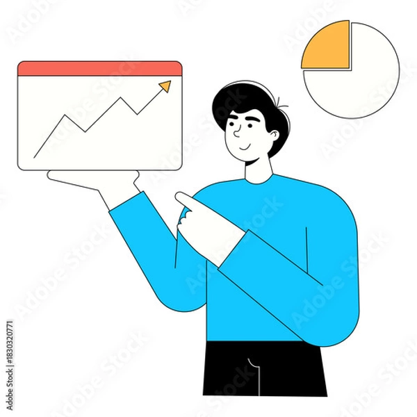 Obraz Digital Business Concept Illustration