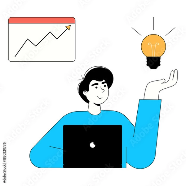 Obraz Digital Business Concept Illustration