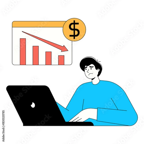 Obraz Digital Business Concept Illustration