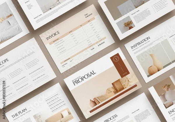 Fototapeta Proposal Templates