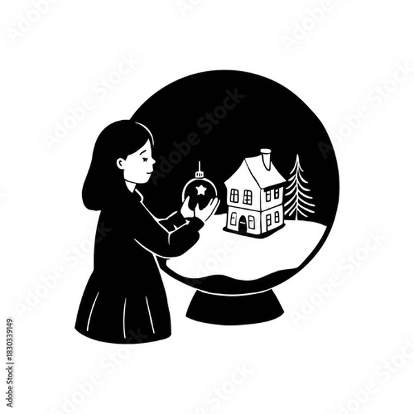 Obraz house in the night