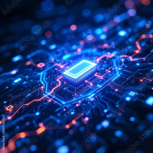 Fototapeta circuit board background