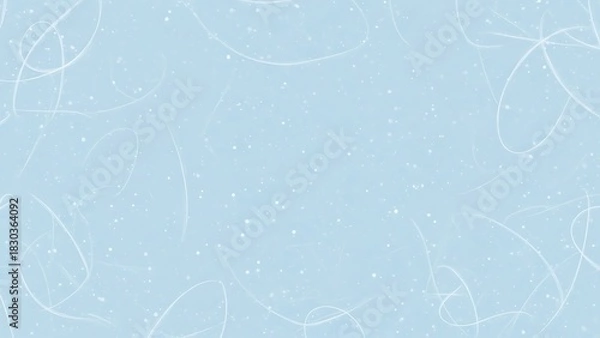 Obraz Scratched Ice Surface Texture, Blue Icy Background with Skate Traces, Rough Winter Sport Rink Backdrop, Frozen Lake Water Wallpaper