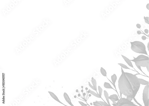 Fototapeta Elegant Vector Leaf Shadow Overlay Natural with Transparent PNG Texture for Enhancing Mockups with Natural Graphic Design