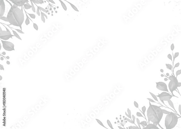 Fototapeta Elegant Vector Leaf Shadow Overlay with Transparent PNG Texture for Enhancing Natural Mockups with Natural Graphic Design