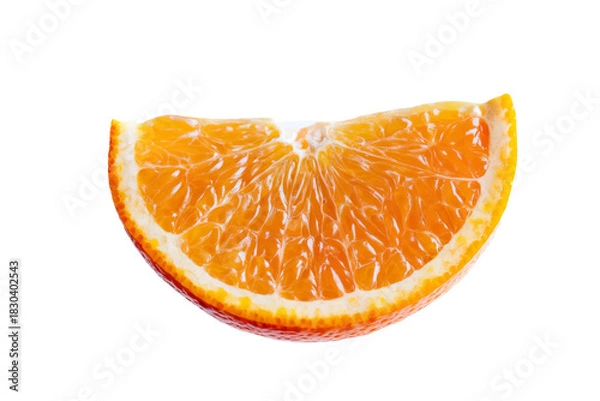 Fototapeta orange slice isolated on white background