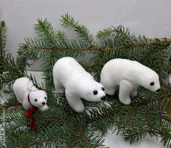 Obraz Famille ours en ballade