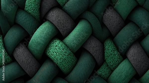 Fototapeta Abstract Intertwined Pattern Background